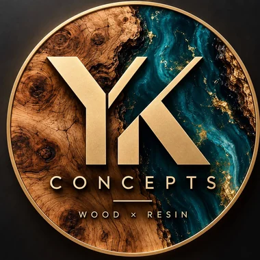 YK Concepts — wood and resin